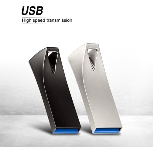 Metal usb flash drive 32GB pendrive 128GB 64GB waterproof pen drive 256GB 512GB flash usb 2.0 cle usb stick key