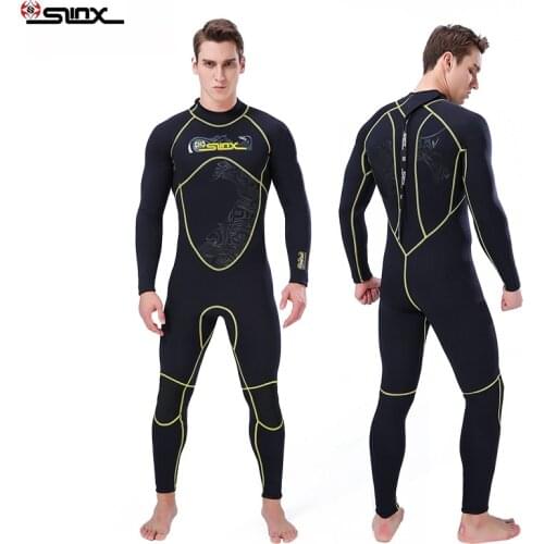SLINX SPRO How 3mm Neoprene Men Full Body Wetsuit Surfing Windsurfing Snorkeling Spear Fishing Kite Surfing Scuba Diving Suit