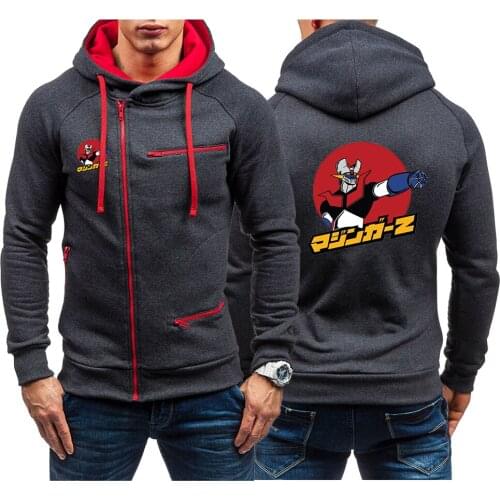 Mazinger Z Robot Logo 2021 New Printing Mens Casual Hoodie Fashion Harajuku High Quality Top Brand Male Sweatshirts