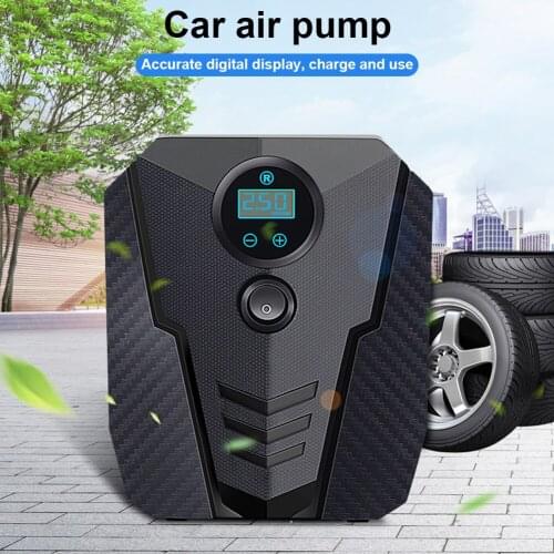 Portable 12V Car Tire Inflator Wheel Air Pump Screen Display Digital Inflator for Car Motor Ball Wide Function