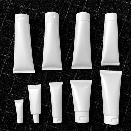 5pcs 5-100g Plastic Travel Squeeze Refillable Bottles Facial Cream Container Cosmetic Tubes Empty Bottle for Lotion Shampoo