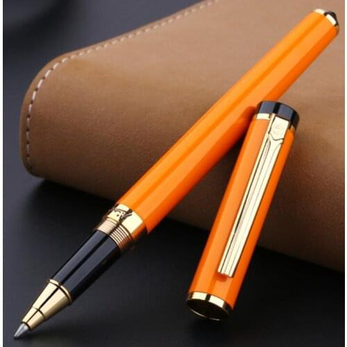 PICASSO 908 Luxury Metal Roller Ball Pen with 0.7 mm Black Ink Refill Ballpoint Pens Signature pen for Christmas Gift