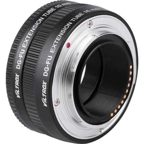 VILTROX Macro AF Auto Focus Extension DG Tube 10mm 16mm Set Ring Metal Mount for Fujifilm X Mount Macro Lens