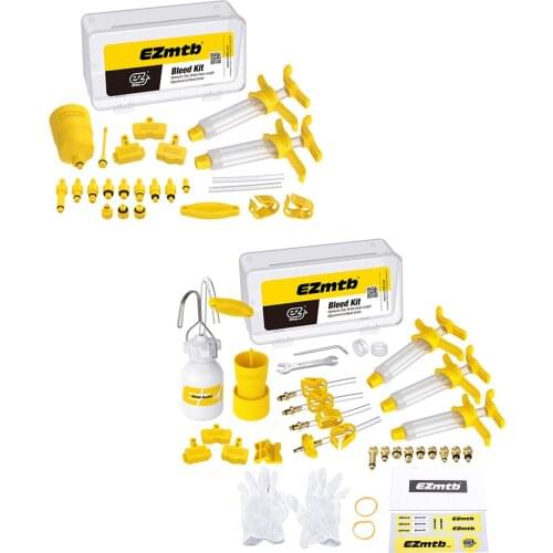 Universal Bicycle Hydraulic Disc Brake Mineral Oil Bleed Kit for Magura Hope Tektro Sram Avid Mula Hayes Bike Brake Tool