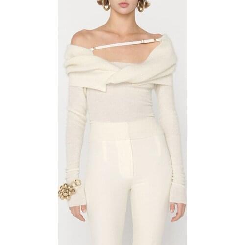 Женские пуловеры с открытыми плечами WSNG China At AliExpress