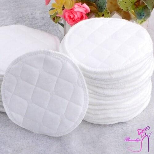 12 Pcs Reusable Breast Feeding Nursing Breast Pads Washable Soft Absorbent Baby Supplies AN88