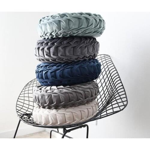 38cm Round pillow Halloween Pumpkin Shape Cushion Decorative Seat Pillow Handmade Wheel Shape Cushions decorative pillows