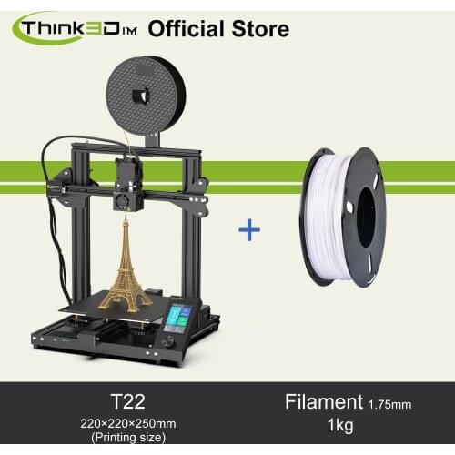 3D Printer Plus 1KG 1.75mm PLA Filament DIY 3D Printer Manual Leveling Resume Printing Function Fdm Desktop 3D Prints Machine