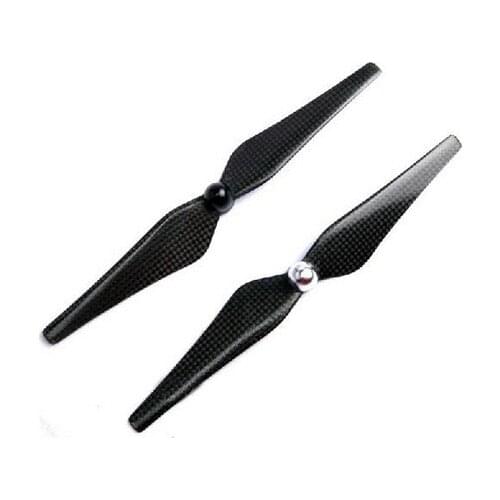 Free Shipping 9.4x 4.3 inch / 9443 3K Carbon Fiber Propeller Set (one CW, one CCW) W/ self-lock nut for Phantom V2* 2 pair