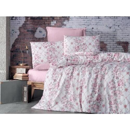 Land Of dowry Alona Double Personality Duvet Cover Set Powder