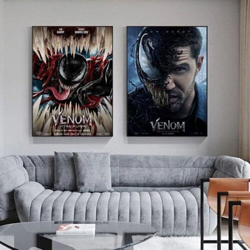 Canvas Painting Marvel Avengers Superhero Venom 2 Movie Posters and Prints Comic Modern Art Wall Pictures Living Room Home Decor