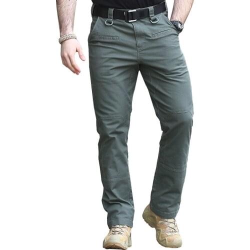 Outdoor Climbing Army Training Stretch Tactical Pants Multi Pocket Overalls Hiking Hunt Camping Wearproof Military Cargo Trouser