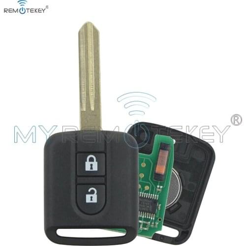 Remtekey For Nissan Qashqai Navara Micra Note Elgrand X-TRAIL Remote Car key 2 Button 433Mhz 5WK4876/818 ID46 PCF7946 NSN14 blad