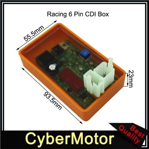 Performance Adjustable 6 Pin DC Ignition CDI Box For 200cc 250cc CFMOTO V3 V5 Roketa Sunl Kazuma Falcon Yamoto 250 ATV Go Kart