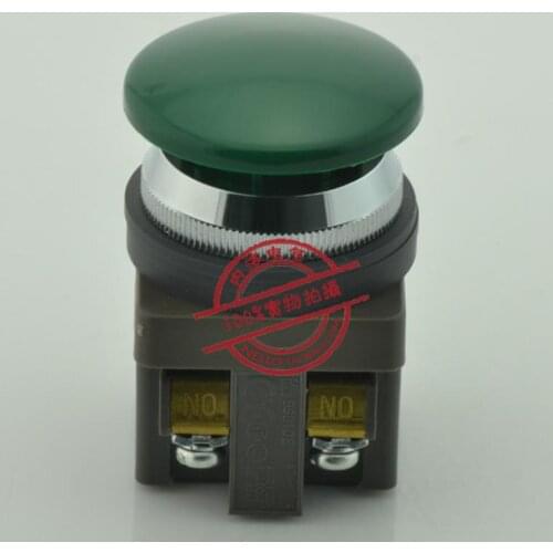[ SANY ]Japan and spring IDEC 30mm push button switch mushroom head self-resetting ABN310G green 1NO--10PCS/LOT