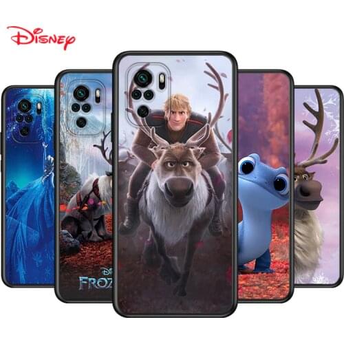 TPU Silicone Cover Disney Sven Frozen For Xiaomi Redmi Note 10 10S 9 9S Pro Max 9T 8T 8 7 6 5 Pro 5A Phone Case