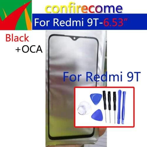 Touch Panel Replacement For Xiaomi Redmi 9T Front Outer Glass Lens Cover+OCA