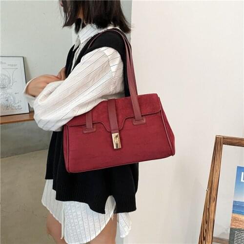 Lady Handbag Ladies Branded Tote Bag Hot Vintage Scrub Leather Women Bag Luxury Large Capacit Shoulder Bag Fashion Suede Leathe