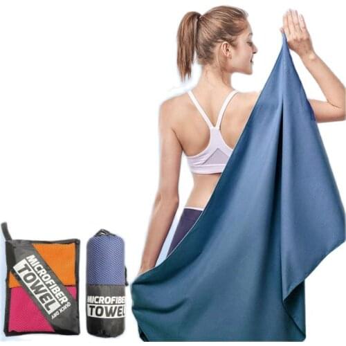 High quality best-selling double-sided wool sports fast - drying towel water - absorbing fitness swimming towel microfiber towel