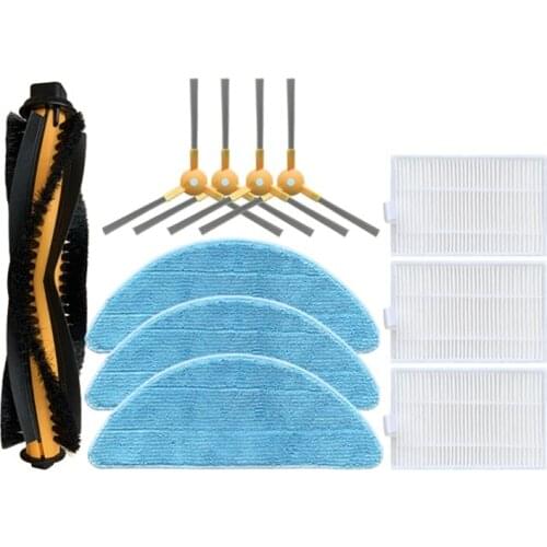 HEPA Filter Main Roll Brush Side Brush Mop Cloth Rags for Looxy E30 Robotic Vacuum Cleaner Spare Parts Accessories Replacement