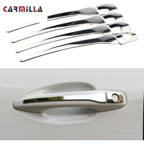 Carmilla Car Door Handle Protection Cover Sticker for Peugeot 2008 307 3008 208 2014 2015 2016 2017 2018 2019 Accessories
