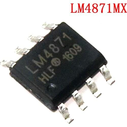 10PCS LM4871MX SOP8 LM4871 SOP 4871 SOP-8 3W Audio Power Amplifier with Shutdown Mode new and original