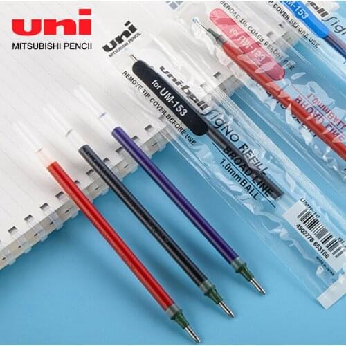 12PCS Japan UNI UMR-10 Gel Refill 1.0mm Replacement Water for Students