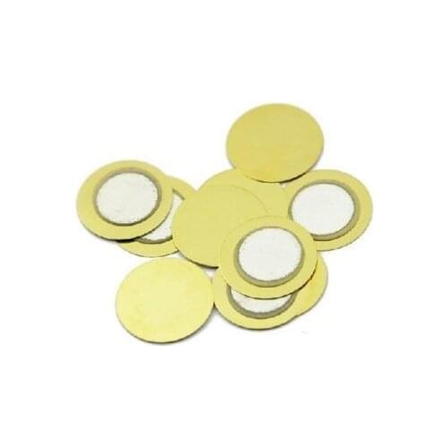 20PCS 12mm Piezo Elements Sounder Sensor Trigger Drum Disc + Copper
