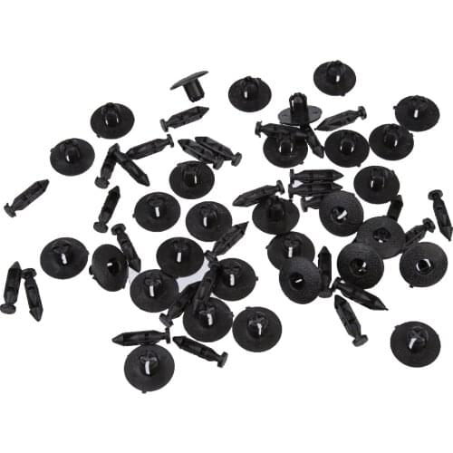 30pcs Bumper Radiator Mounting Clips Fastener 8mm For Volvo