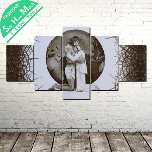 5 Piece a love story Canvas Painting Wall art Picture for Living Room Art Poster Decoration Picture Modern Print Wall Picture