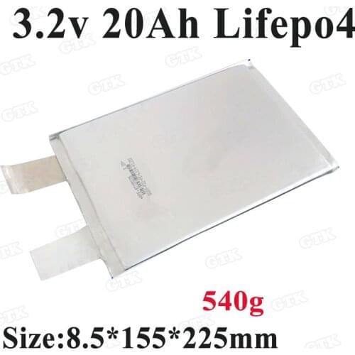 16pcs lifepo4 battery 3.2v 20Ah for power tools electric vehicle battery UPS diy 12v 24v battery pack storage energy system