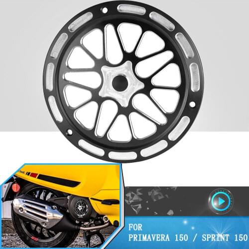 Motorcycle Accessories Engine Cover Fan Guard Protector Crap FlapFor Vespa Primavera 150 Sprint150 2013-2020 2019 2018 2017 2016