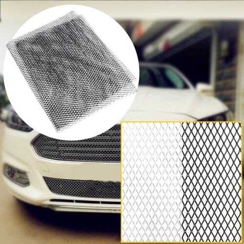 Car Vehicle Body Styling Air Intake Racing 100x33cm Universal Honeycomb Meshed Grille Spoiler Bumper Hood Vent Racing Grill Nets