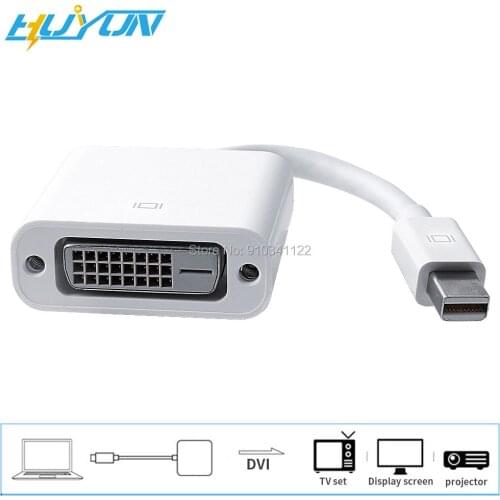 For apple 100%New DisplayPort to DVI Adapter FITS Mini A1305