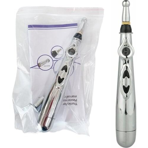 Electronic Acupuncture Pen Electric Meridians Laser Therapy Heal Massage Pen Meridian Energy Pen Relief Pain Tools