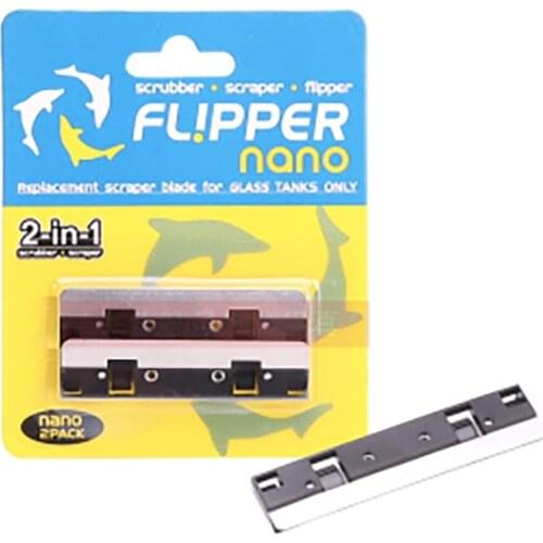 FLIPPER Replaces The Blade Flip Fish Tank Brush Flip Strong Magnetic Algae Knife Scraper Clean Magnetic Brush