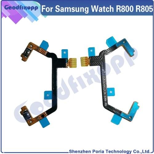 Power Button Return Home Switch Flex Cable For Samsung Watch S4 R800 R805 S4 Mini R810 R815 Watch Repair Power On/Off Flex Cable