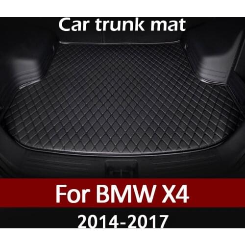 MIDOON Car trunk mat for BMW X4 2014 2015 2016 2017 cargo liner carpet interior accessories cover