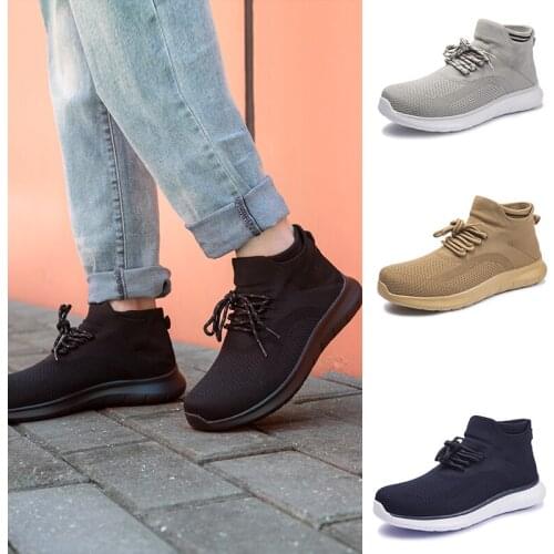 Big Size 40-50 Men Running Shoes Light outdoor Sneakers male Breathable Mesh Soft Slip On Outdoor Jogging Sport Shoes men