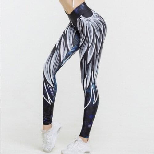 New Women Yoga Leggings Push Up Elastic Workout 3D Print Booty Pants High Waist Running Tights Leggings Fitness S-XL Hot Sale