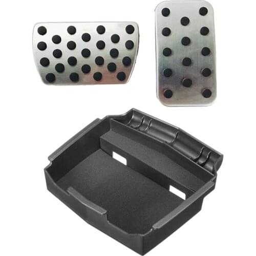 Multifunction Central Storage Box For Honda CRV 2012-2016 & Car Foot Gas Brake Pedal Pad Cover For Honda Civic Accord