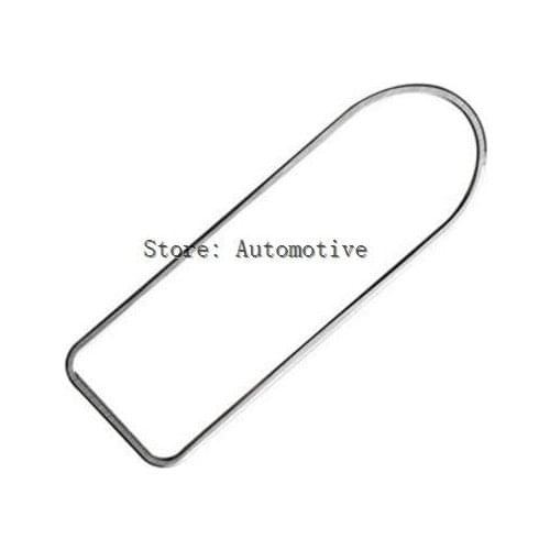 Aluminium Alloy Key Hole Trim Sticker For Mercedes Benz C Class W205 GLC Class 2015 2016 Accessory