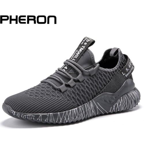 Non-Slip Unisex Light Breathable Running Shoes Wear-resistant Lace-Up Sport Shoes Mans Fashion Sneakers