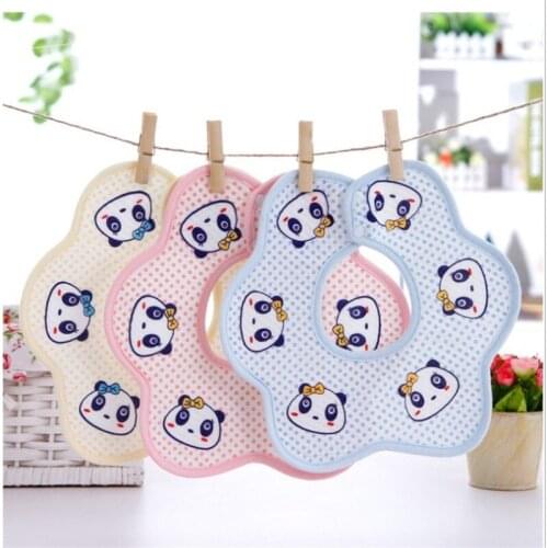 New Baby Bibs Saliva Towel Round Neck Burp 360 Degree Cloths Baby Infant Bandana Bibs For Newborn Toddler Baby Kids Girl Boy