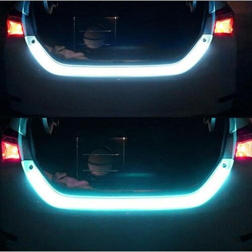 Fluid Car Rear Trunk Tail Light Area Illumination Rear Brake Four Colors Car Type Flow Car Light Tailgate Turn Signal