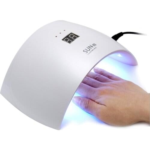 Professional 24W UV Light LED Lamp 100 - 240V SUN9S Gel Nail Polish Lamp Nail Dryer Auto Sensor Led UV Lamp For Nail Art Tools