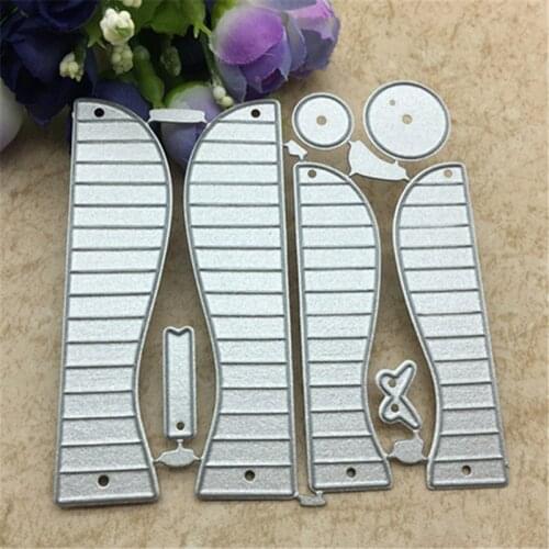 Rosette Hearts Frame Metal Cutting die keychain shaker Heart Paper Key Chain Scrapbook Paper Craft Card Punch Art Knife Cutter