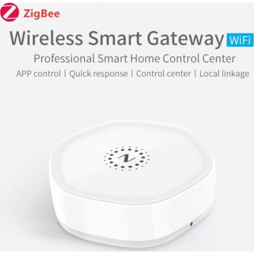 ZigBee gateway tuya smart home gateway WiFi multi-function device linkage central control host Support more than 50 devices