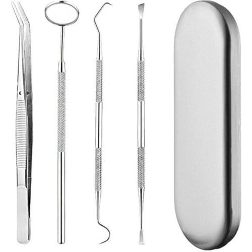 Dentist Tools Oral Care Tool Set Stainless Steel Dental Appliances Dental Calculus Remover Tooth Cleaning Tools