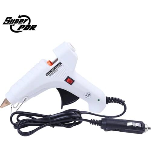 Super PDR 12V Car charger 40W Professional Hot Melt Glue Gun Graft Repair Heat Gun Pneumatic dent repair Tools Hot Glue Gun